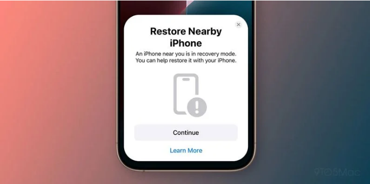 奉化苹果手机维修分享iOS 18无线恢复功能可用另一部iPhone恢复变砖的iPhone 16 